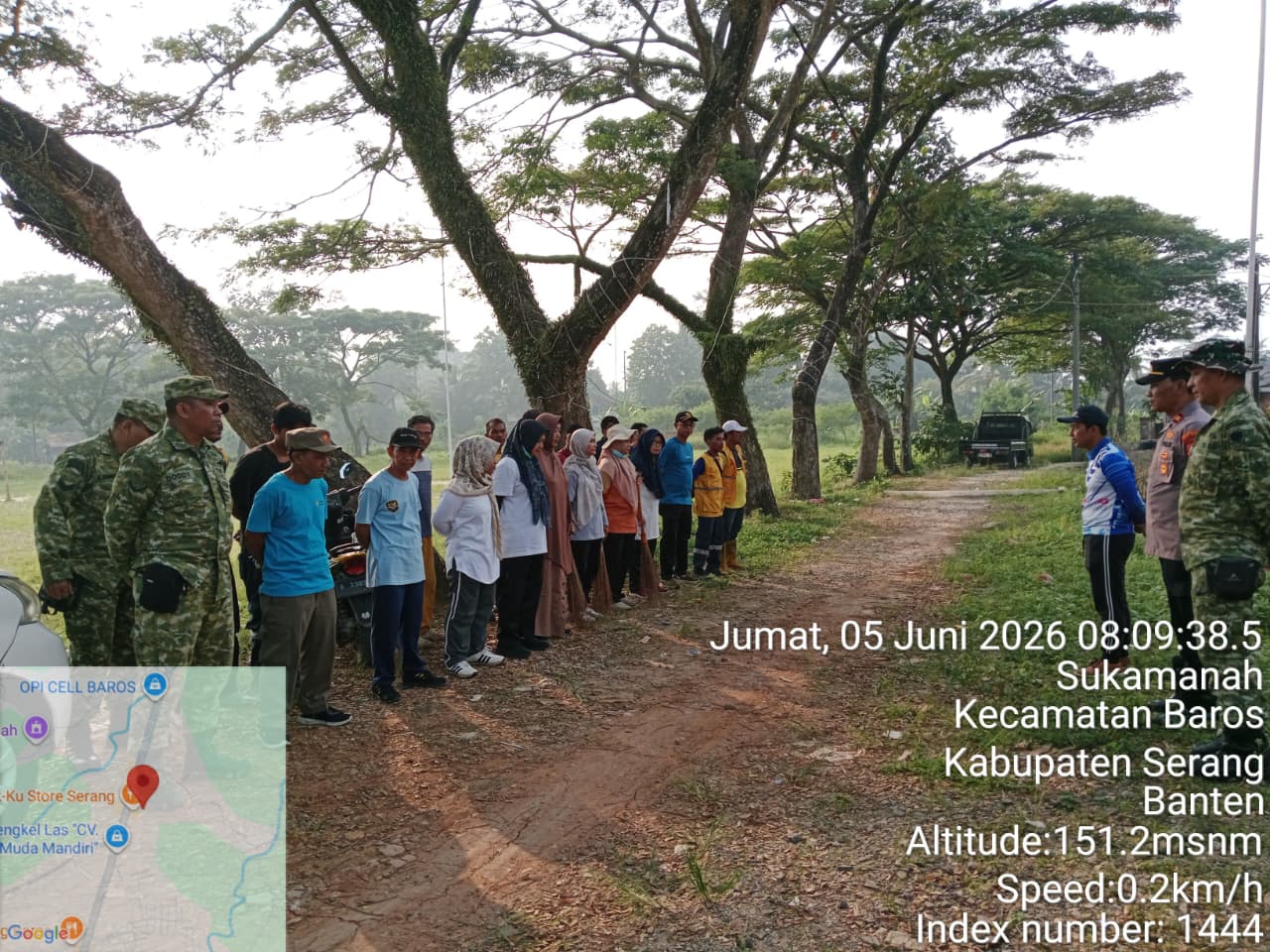 giat-korve-di-alun-alun-desa-sukamanah-kecamatan-baros