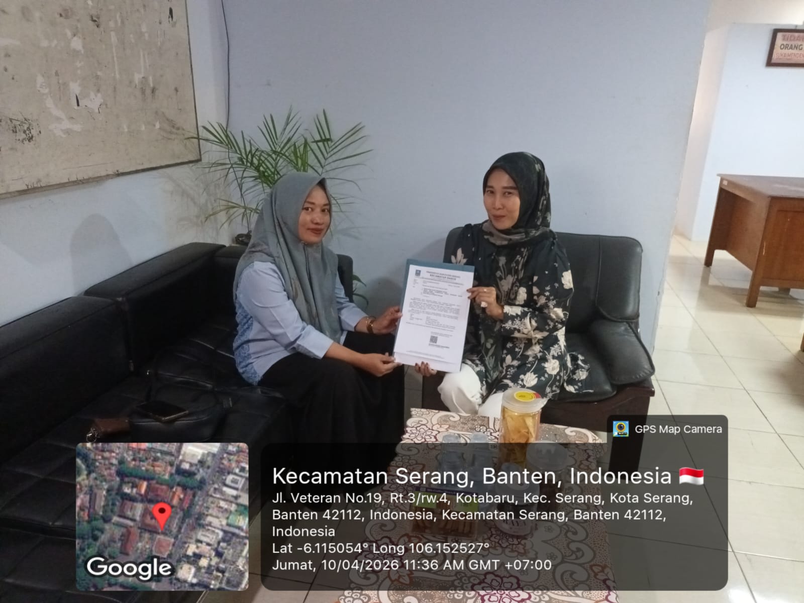 menyampaikan-pengajuan-bantuan-majlis-taklim-yang-terkena-musibah-petir-ke-dinsos-baznas-dan-setda-kesra