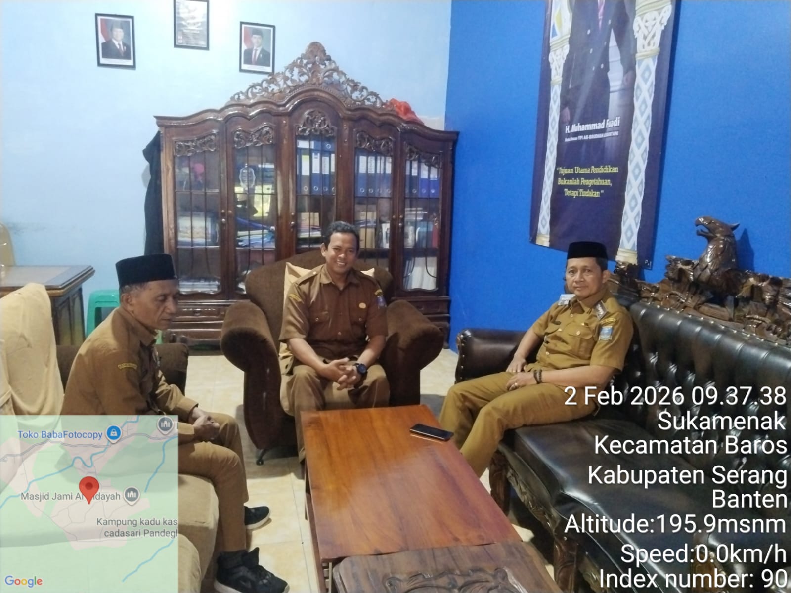 pelaksanaan-program-ceramah-cegah-kenakalan-remaja-porkopimca-datang-ke-sekolah-mengunjungi-smp-arraudoh-desa-sukamenak-kecamatan-baros-bersama-kasi-trantib-membahas-tentang-kenakalan-remaja-dengan-kepala-sekolah-dan-bagian-kesiawaan